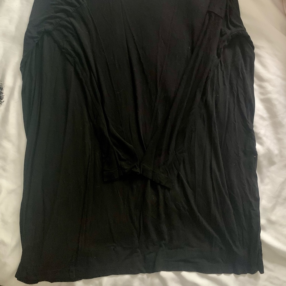BLACK PIKO DRESS - Picture 2 of 2